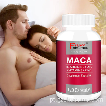 Cápsulas de maca de alta qualidade suportam suplemento de energia